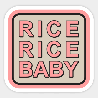 RICE RICE BABY Sticker